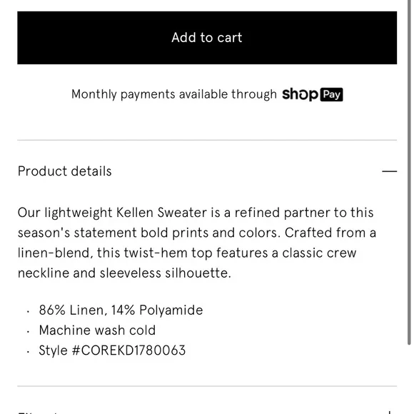 Gap x DÔEN Cropped Eyelet Sleeveless Vest Top - Picture 6 of 6